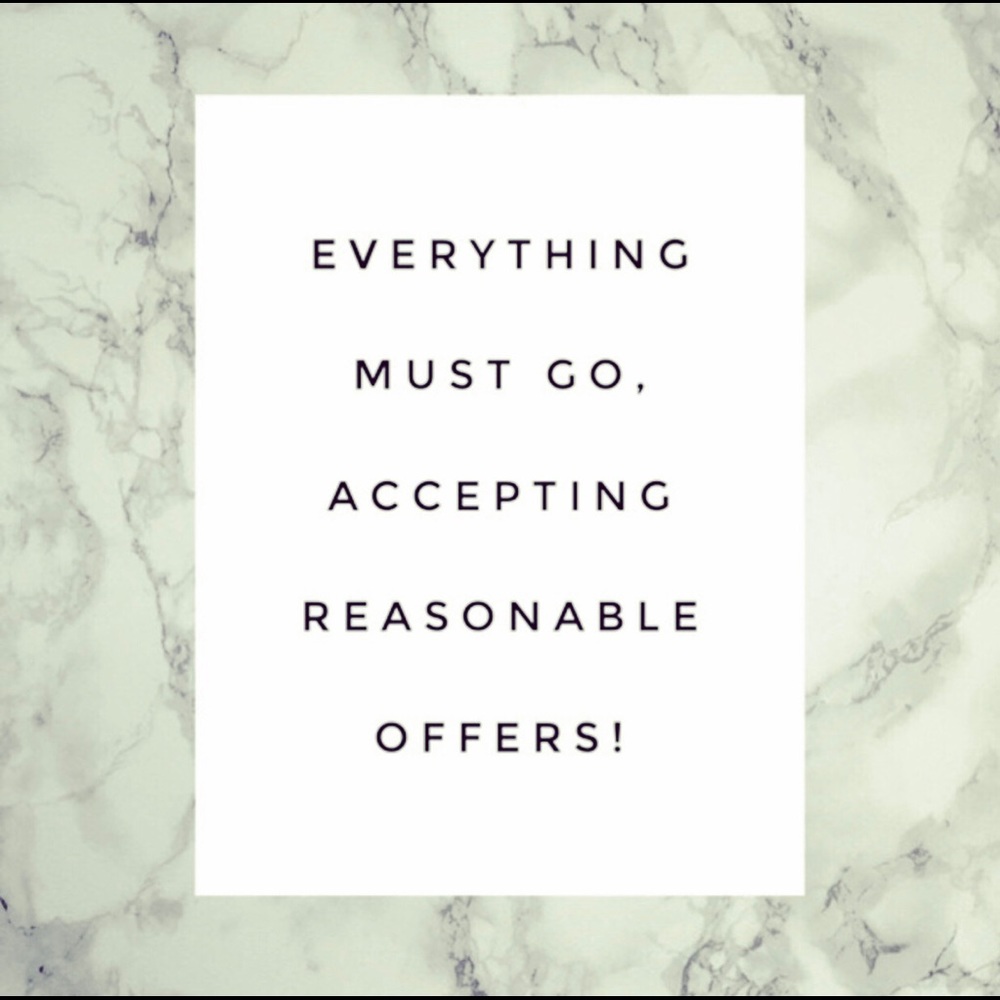 ⚡️EVERYTHING MUST GO!⚡️